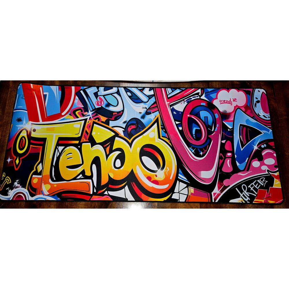 Graffiti “I Love Tempo” Desk Mat XXL Mouse Pad Gaming Keyboard Mat